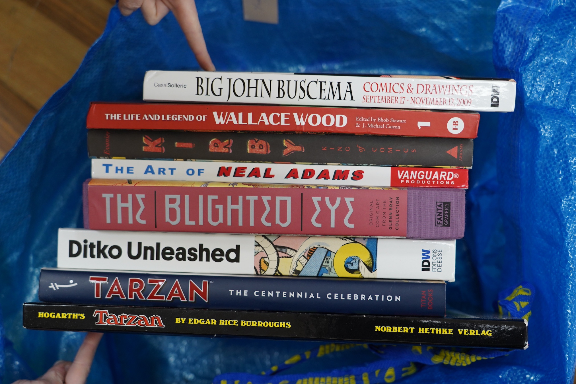 A group of comic books to include Big John Buscema comics & drawings